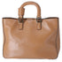 FENDI FF Tote Tote Bag 8BH368 Brown Leather